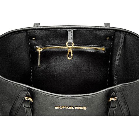 jet set travel black michael kors|mk jet set travel tote.